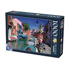 PUZZLE 1000 - BURANO - ITALIA - 62154-10 - PEISAJE DE ZI - 70814 PUZZLE 1000 - BURANO - ITALIA - 62154-10 - PEISAJE DE ZI - 70814