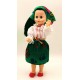PAPUSA ARADEANCA - COSTUM POPULAR - BRUNETA - 38CM - 00883-07