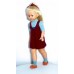 PAPUSA ARADEANCA - LARISA ( MERGE ) - BLONDA - 86CM - 00456-02