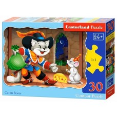 PUZZLE CASTORLAND - 30 PIESE - MOTANUL INCALTAT - CA03730