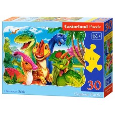 PUZZLE CASTORLAND - 30 PIESE - DINO - SERLFIE - CA03808 PUZZLE CASTORLAND - 30 PIESE - DINO - SERLFIE - CA03808