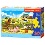 PUZZLE CASTORLAND - 30 PIESE - ANIMALE DE LA FERMA - CA03815
