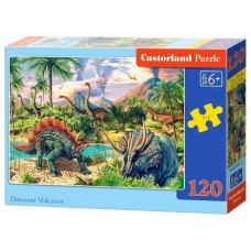 PUZZLE 120 - DINOSAUR SI VULCANUL - CA13234 PUZZLE 120 - DINOSAUR SI VULCANUL - CA13234