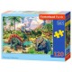 PUZZLE CASTORLAND - 120 PIESE - DINOSAUR SI VULCANUL - CA13234