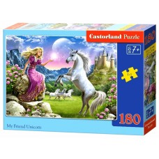 PUZZLE 180 - PRIETENUL MEU UNICORN - CA018024 PUZZLE 180 - PRIETENUL MEU UNICORN - CA018024
