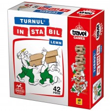 TURNUL INSTABIL TRAVEL 42 PCS DIN LEMN DE FAG - JOC DE INDEMANARE - 76199 TURNUL INSTABIL TRAVEL 42 PCS DIN LEMN DE FAG - JOC DE INDEMANARE - 76199