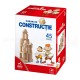 CUBURI DE CONSTRUCTIE DIN LEMN - 45 PIESE - 60105