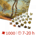 PUZZLE 1000 - PEDER MORK MONSTED - PADUREA DE MESTEACANI DE PE COASTA - BIRCH TREES AT A COAST - 77417-01 PUZZLE 1000 - PEDER MORK MONSTED - PADUREA DE MESTEACANI DE PE COASTA - BIRCH TREES AT A COAST - 77417-01