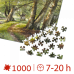 PUZZLE 1000 - PEDER MORK MONSTED - A SUMMER DAY IN THE FOREST WITH DEER IN THE BACKGROUND - 77417-02 PUZZLE 1000 - PEDER MORK MONSTED - A SUMMER DAY IN THE FOREST WITH DEER IN THE BACKGROUND - 77417-02