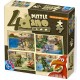 4 PUZZLE DINO - 73051