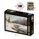 PUZZLE 1000 - WINTER LANDSCAPE IN SWITZERLAND NEAR ENGADIN - PEDER MORK MONSTED - 77417-06