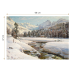PUZZLE 1000 - WINTER LANDSCAPE IN SWITZERLAND NEAR ENGADIN - PEDER MORK MONSTED - 77417-06 PUZZLE 1000 - WINTER LANDSCAPE IN SWITZERLAND NEAR ENGADIN - PEDER MORK MONSTED - 77417-06