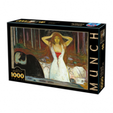 SUPER PUZZLE 1000 PIESE - EDVARD MUNCH - MU 02 - ASHES - SYMBOLISM (1890-1935) - 72832-02