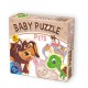 BABY PUZZLE - PETS - ANIMALUTE DE COMPANIE - 4 PUZZLE - DE LA 2 ANI - 71255
