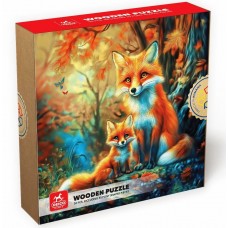 PUZZLE LEMN 50 PCS - VULPE - 15327