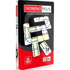 DOMINO PLUS - 2 VARIANTE DE JOC - CUTIE METALICA - JOC EDUCATIV - 15433 DOMINO PLUS - 2 VARIANTE DE JOC - CUTIE METALICA - JOC EDUCATIV - 15433