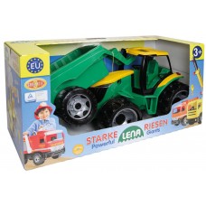 LENA GIGA TRUCKS - TRACTOR GIGANT CU REMORCA  - 95 CM - 02122