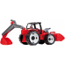 LENA GIGA TRUCKS - TRACTOR EXCAVATOR GIGANT CU 2 CUPE - 65 /102 CM - 02081 LENA GIGA TRUCKS - TRACTOR EXCAVATOR GIGANT CU 2 CUPE - 65 /102 CM - 02081