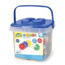 LENA - SET CONSTRUCTII RONDI - 550 PCS / 25 MM - 35820