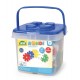 LENA - SET CONSTRUCTII RONDI - 550 PCS / 25 MM - 35820