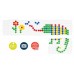 LENA - MOZAIC PANORAMIC XL TRANSPARENT - ( 240 PCS - 4 CULORI) - 15MM - 35616 LENA - MOZAIC PANORAMIC XL TRANSPARENT - ( 240 PCS - 4 CULORI) - 15MM - 35616