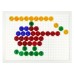 LENA - MOZAIC MULTICOLOR TRANSPARENT-SIDEFIU - 80 PCS - 15 MM - 35622 LENA - MOZAIC MULTICOLOR TRANSPARENT-SIDEFIU - 80 PCS - 15 MM - 35622