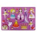LENA - SABLOANE DE DESEN - PRINTESE SI BALERINE - (2 BUC/SET) - 65766