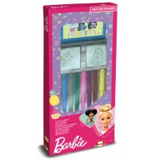 SET CREATIE - STAMPILE CU PERSONAJUL BARBIE - 13 PCS - 21868