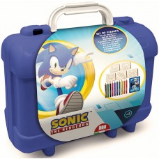 TRAVEL - SET CREATIE 5 STAMPILE CU PERSONAJUL SONIC - 19 PCS - 42122 TRAVEL - SET CREATIE 5 STAMPILE CU PERSONAJUL SONIC - 19 PCS - 42122