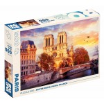 PUZZLE 500 PIESE- PEISAJE DE ZI-NOTRE-DAME - PARIS (FRANTA) - 80707 - (50328-38)