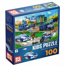 KIDS PUZZLE 100 - POLICE VEHICLES - 79718 - (79619-05)