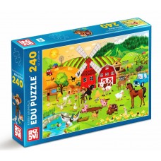 EDU PUZZLE 240 - ANIMALE DE LA FERMA - 79800 - (79244-02)