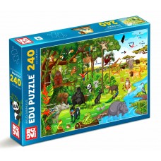 EDU PUZZLE 240 - ANIMALE SABATICE - 79817 - (79244-03) 