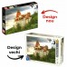 PUZZLE 500 PCS - IMAGINI DIN ROMANIA - CASTEL BRAN (VARA) - 70678 - (63052-02)